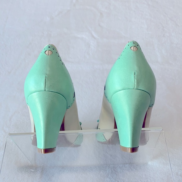 Mint cream PIN UP COUTURE shoes Wiggle-17 - Picture 4 of 16